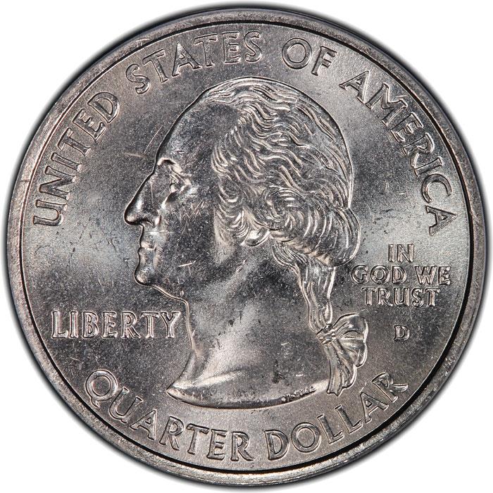 United States Coin American ¼ Dollar | George Washington | Tennessee | Guitar | Trumpet | Violin | KM331 | 2002