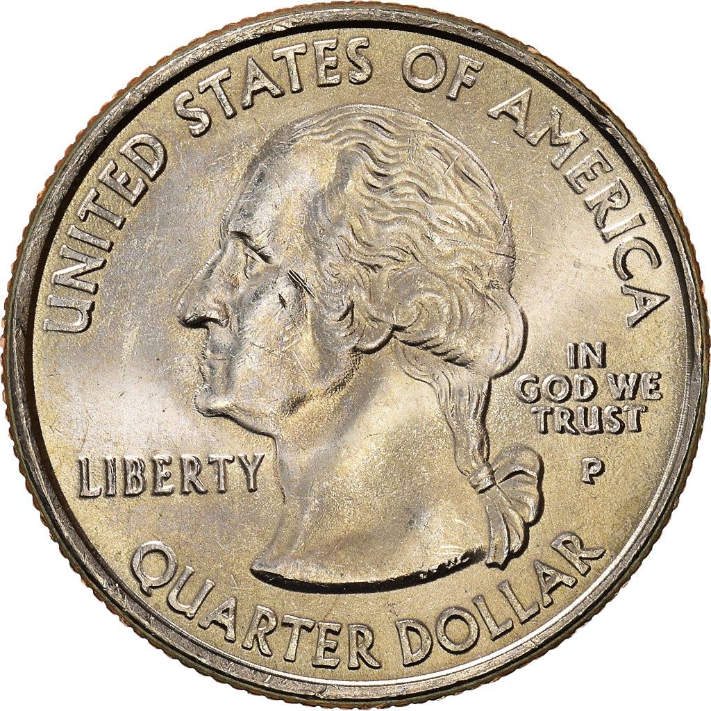 United States Coin American ¼ Dollar | New York | George Washington | Statue of Liberty | KM318 | 2001