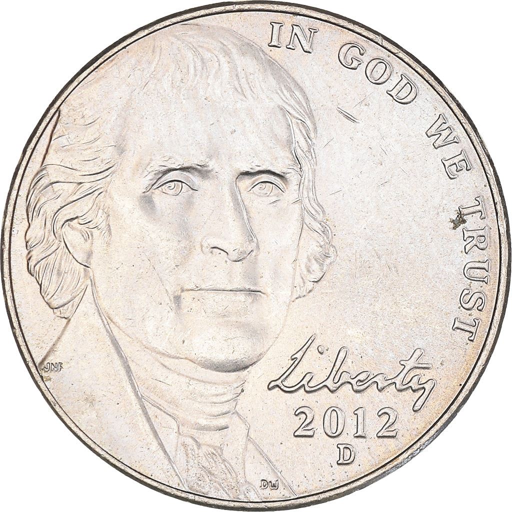 United States Coin American 5 Cents | Thomas Jefferson | Monticello | KM381 | 2006 - 2021