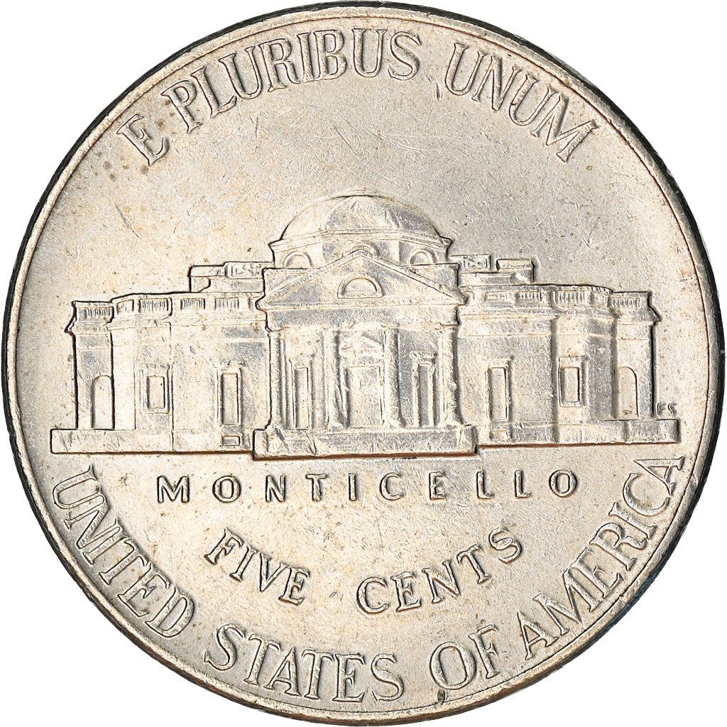 United States Coin American 5 Cents | Thomas Jefferson | Monticello | KM381 | 2006 - 2021