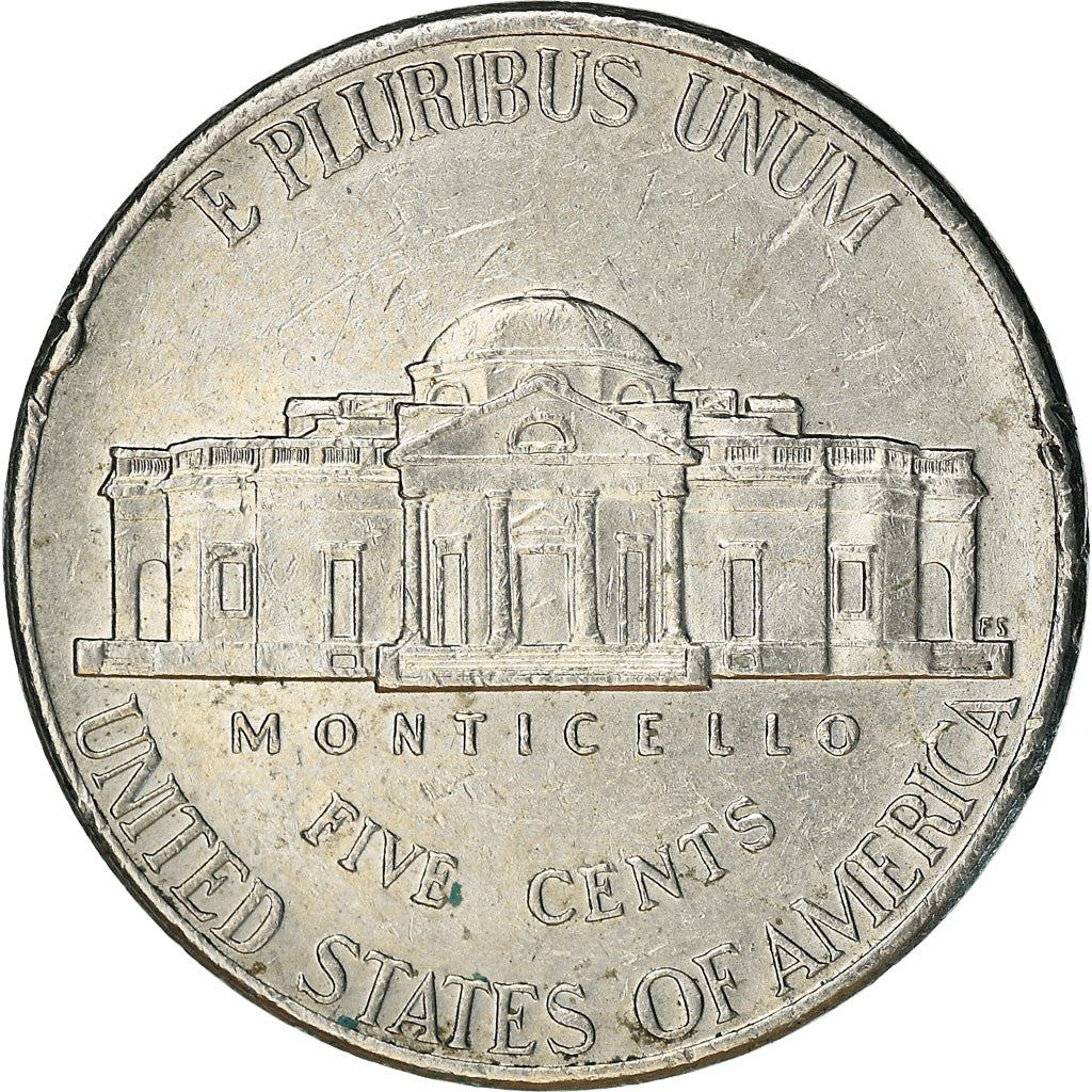 United States Coin American 5 Cents | Thomas Jefferson | Monticello | KM381 | 2006 - 2021