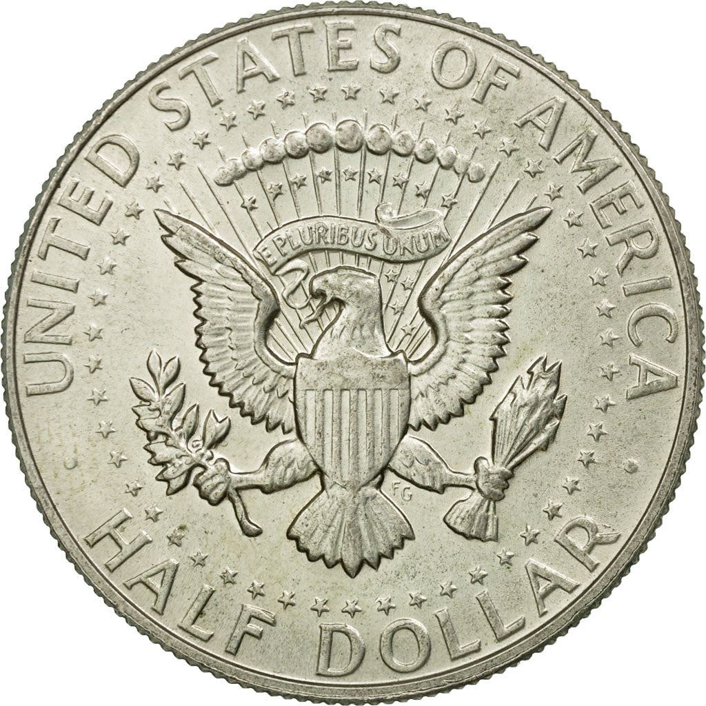 United States Coin American Half Dollar | John Fitzgerald Kennedy | Presidential Seal | KM202a | 1965 - 1970