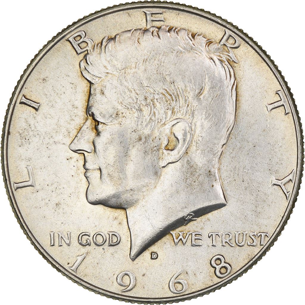 United States Coin American Half Dollar | John Fitzgerald Kennedy | Presidential Seal | KM202a | 1965 - 1970