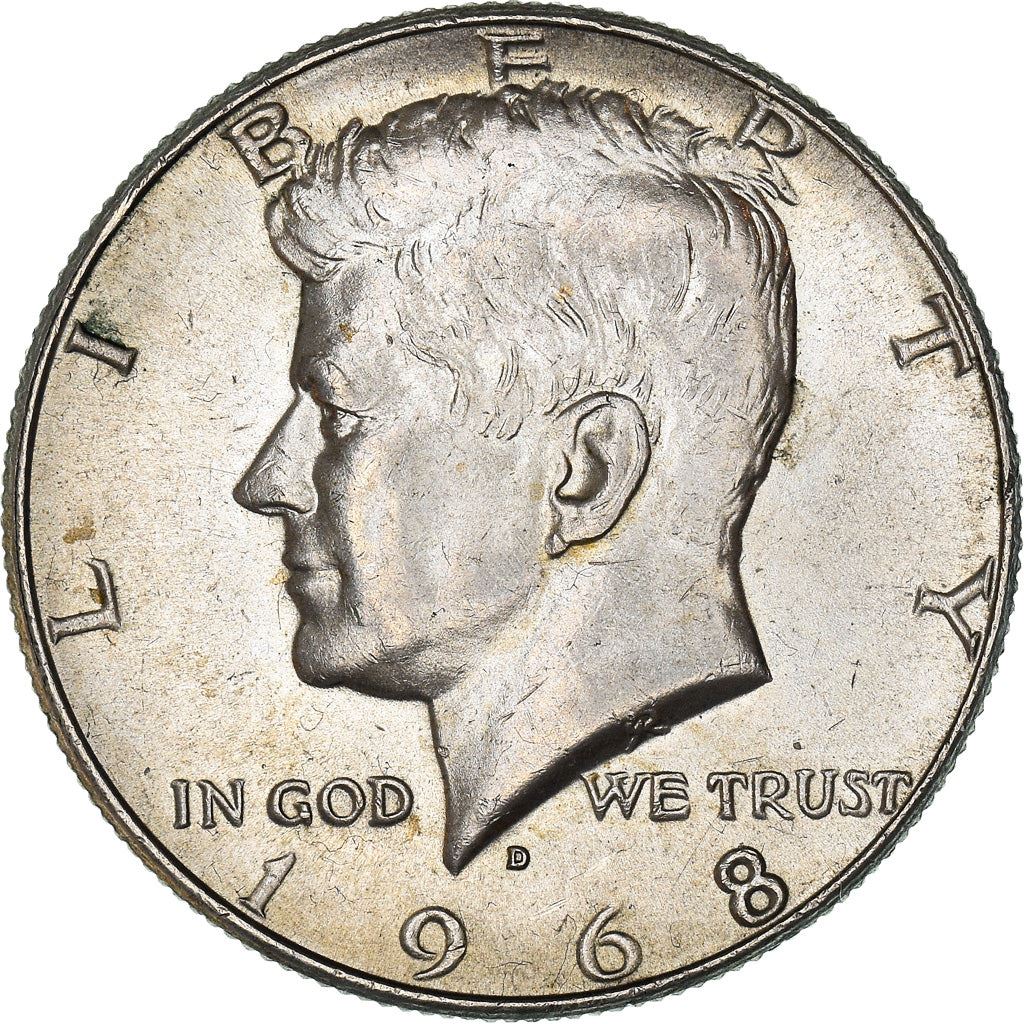 United States Coin American Half Dollar | John Fitzgerald Kennedy | Presidential Seal | KM202a | 1965 - 1970