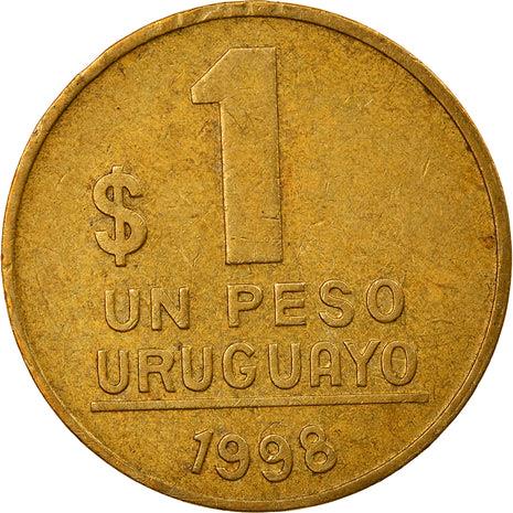 Uruguay Coin Uruguayan 1 Peso | Jose Gervasio Artigas | KM103.2 | 1998 - 2007