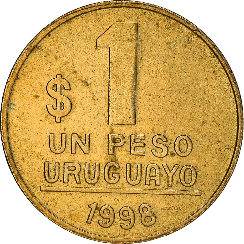 Uruguay Coin Uruguayan 1 Peso | Jose Gervasio Artigas | KM103.2 | 1998 - 2007