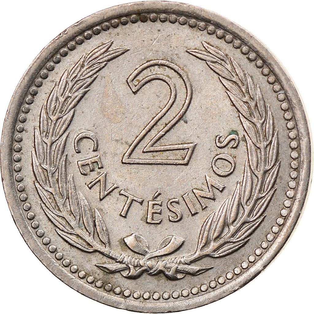 Uruguay Coin 	Uruguayan 2 Centésimos | Jose Gervasio Artigas | KM33 | 1953