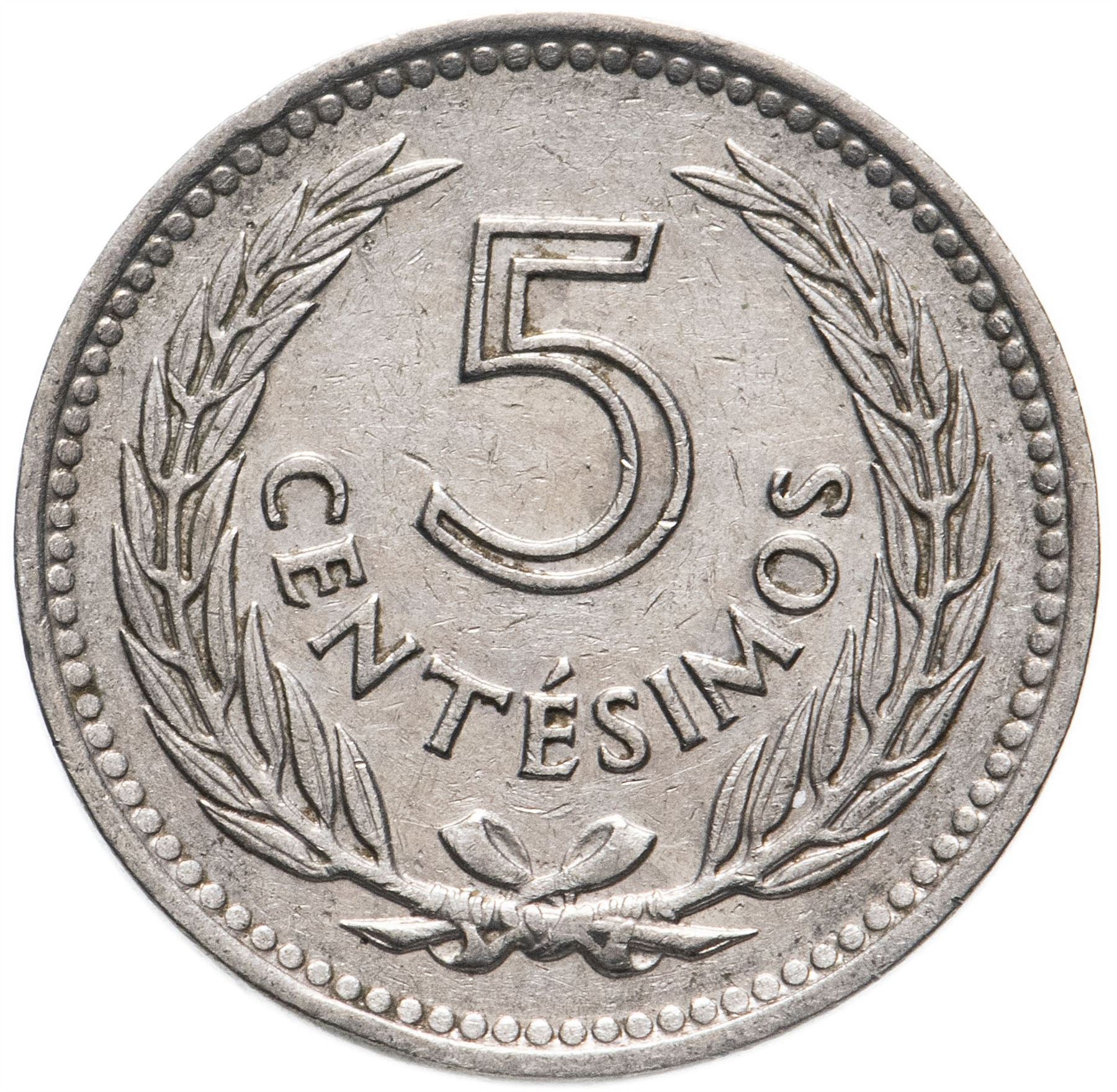 Uruguay Coin Uruguayan 5 Centésimos | Jose Gervasio Artigas | KM34 | 1953