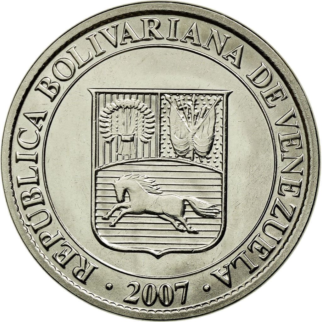 Venezuela | 12.5 Centimos Coin | Palomo Horse | Stars | KM90 | 2007