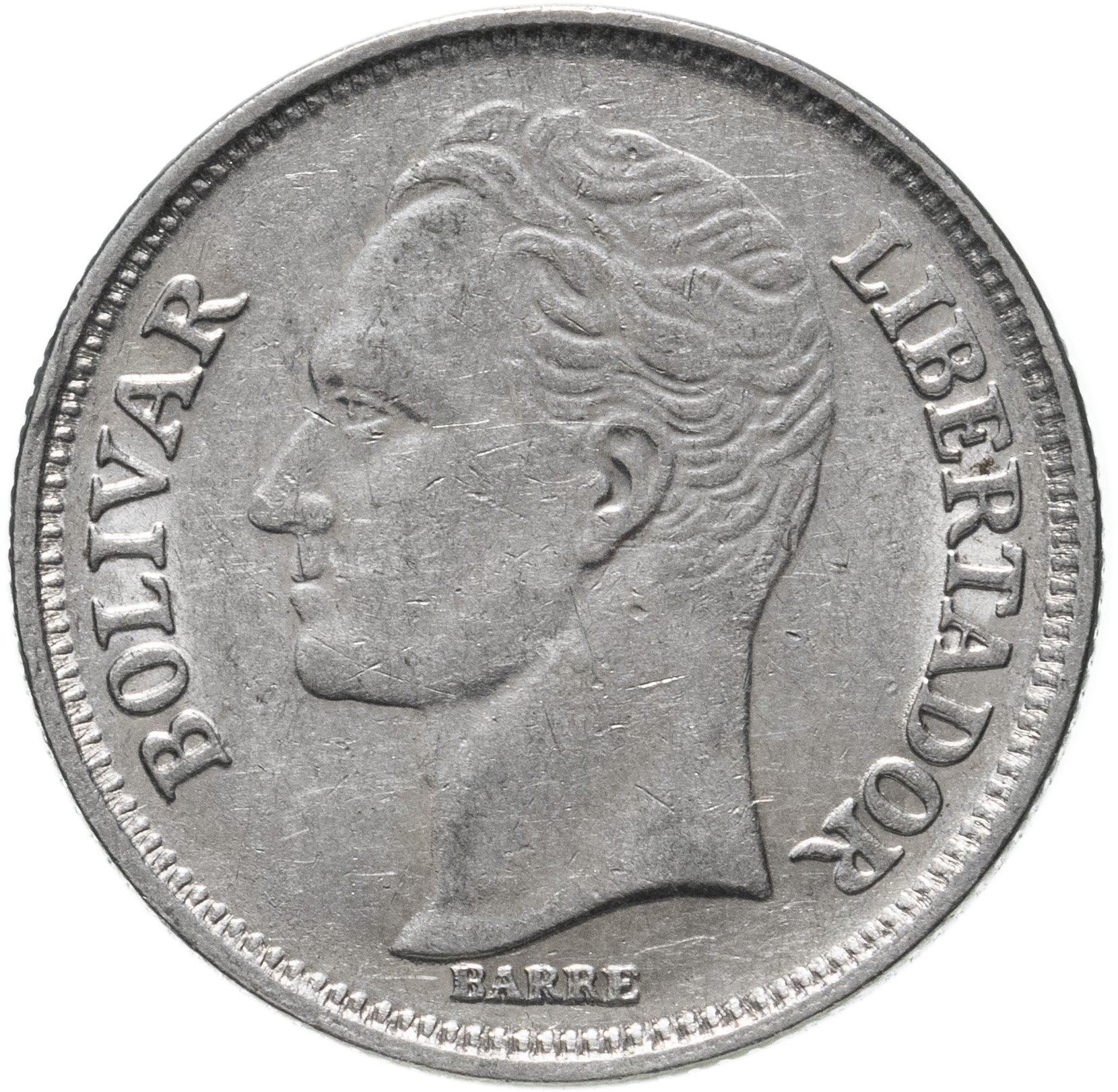 Venezuela | 50 Centimos Coin | Palomo Horse | Simon Bolivar | KM41a | 1988 - 1990