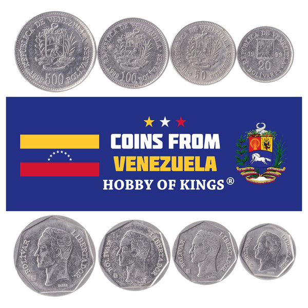 Paraguay 5 (x) 7 Pcs Coin Set, 1 5 10 50 100 500 1000 Guaranies