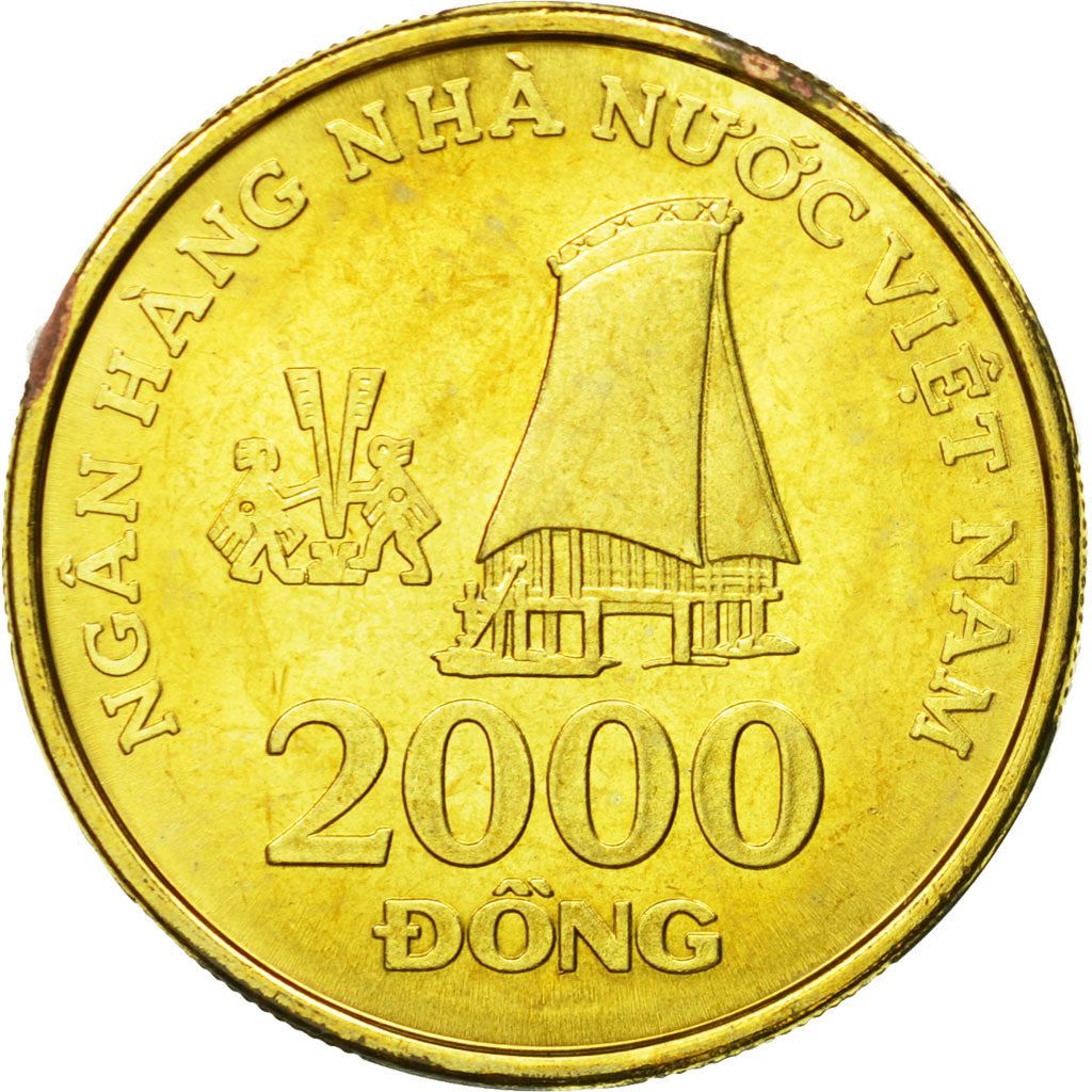 Vietnam | 2000 Dong Coin | Stilt House | KM75 | 2003