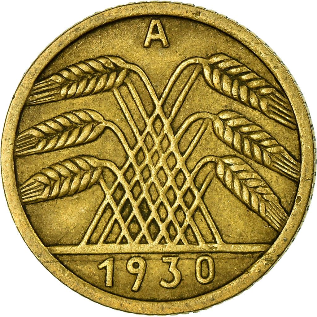 Weimar Republic 5 Reichspfennig Coin | German Reich | KM39 | 1924 - 1936