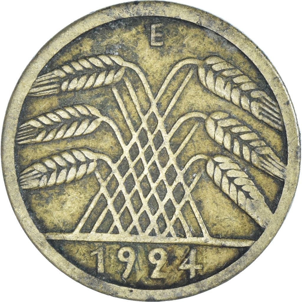 Weimar Republic 5 Reichspfennig Coin | German Reich | KM39 | 1924 - 1936