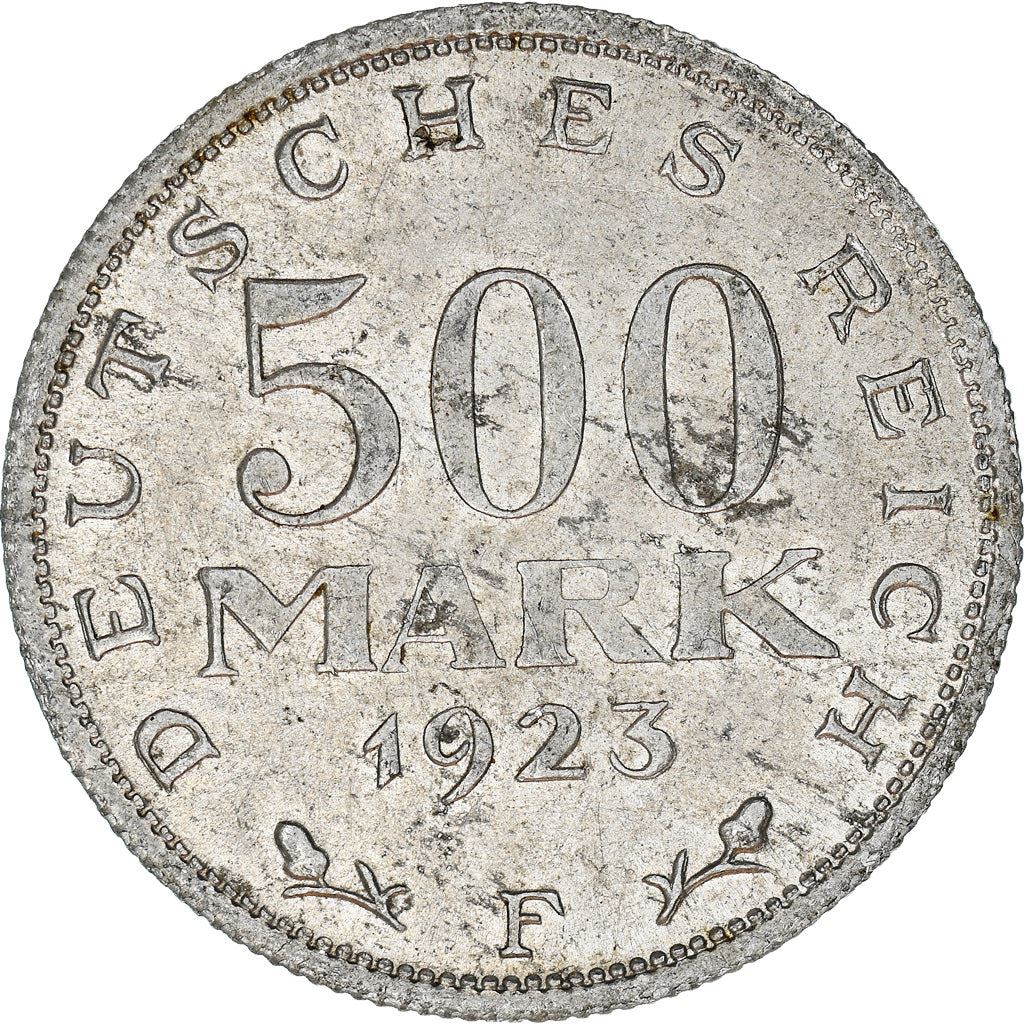 Weimar Republic 500 Mark Coin | German Reich | KM36 | 1923