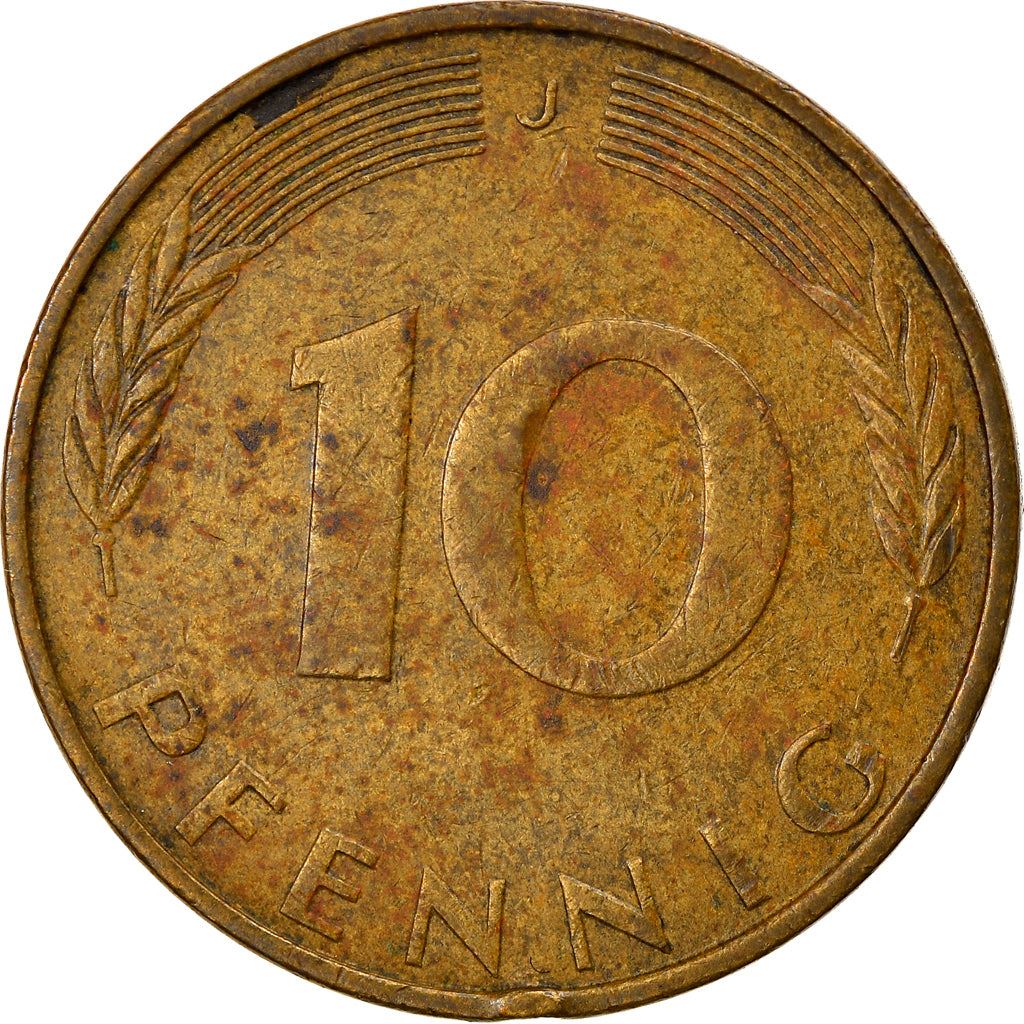 West Germany 10 Pfennig | 100 Coins | Bundesrepublik Deutschland | KM108 | 1950 - 2001