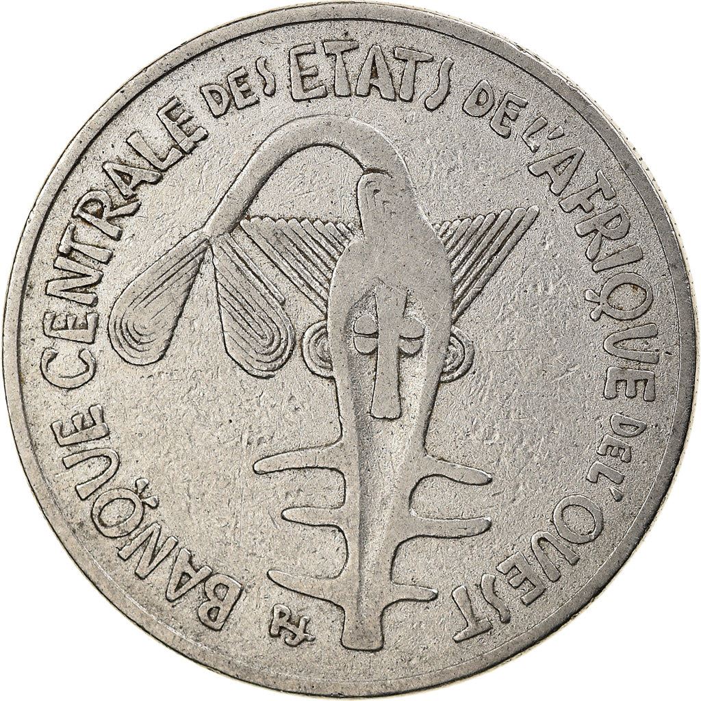 Western African States | 100 Francs Coin | Sawfish | Flowers | KM4 | 1967 - 2009