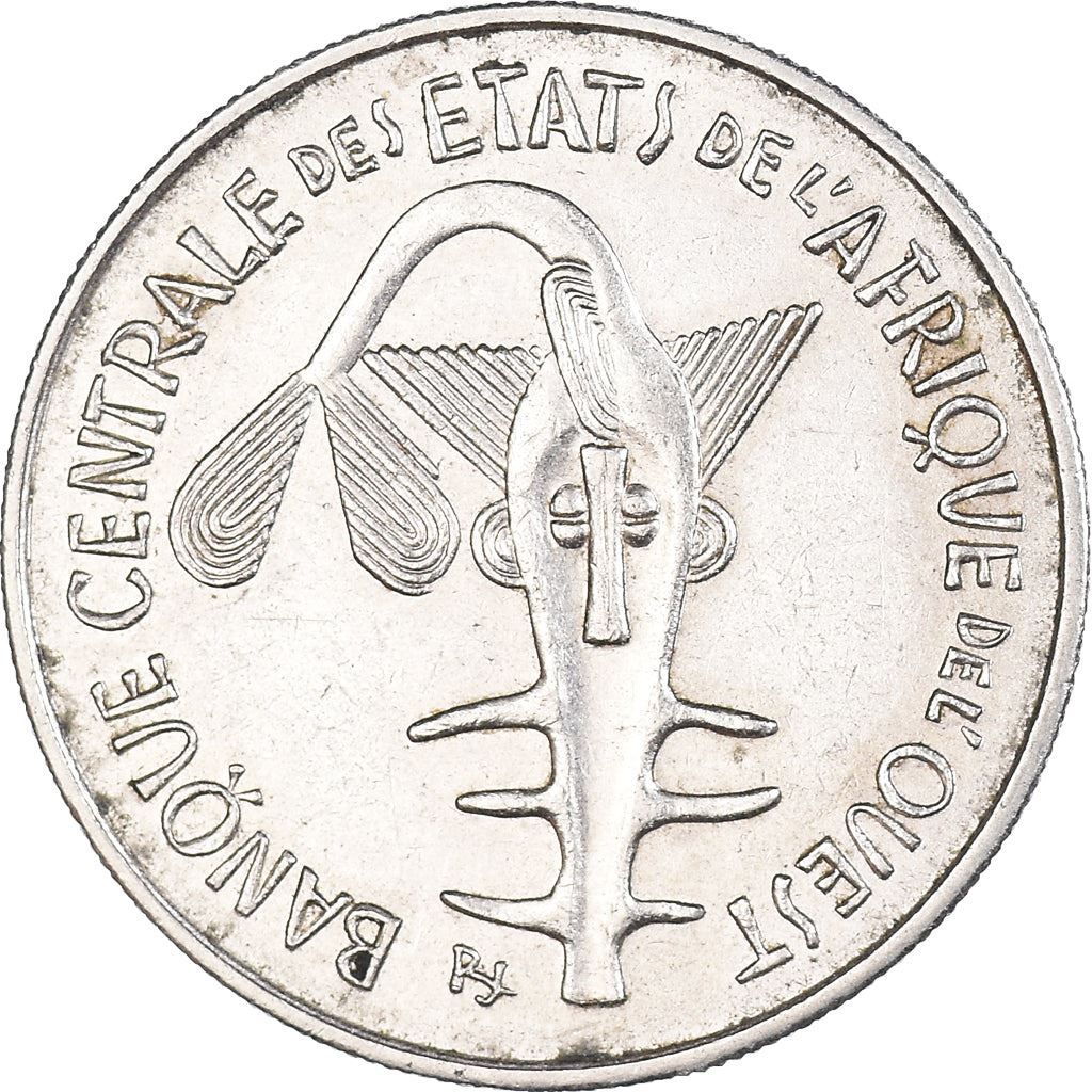 Western African States | 100 Francs Coin | Sawfish | Flowers | KM4 | 1967 - 2009