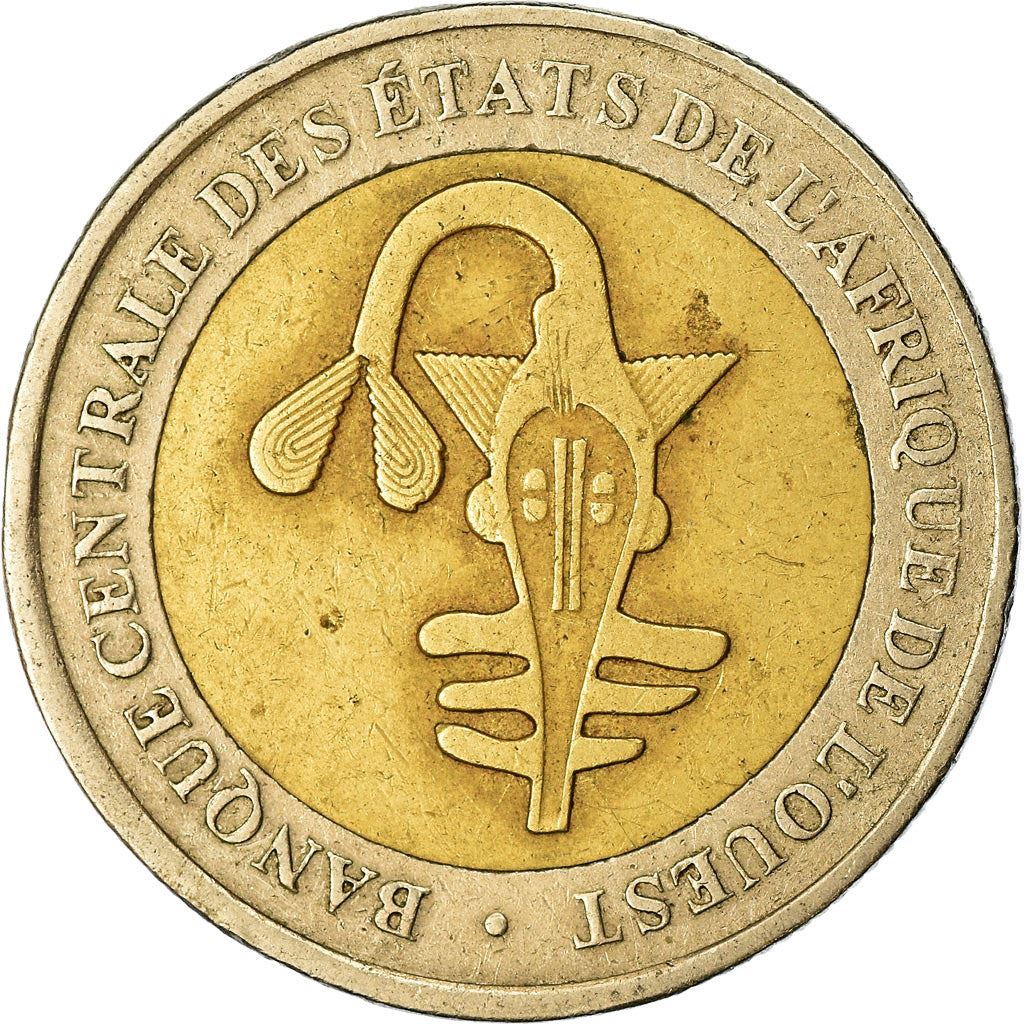 Western African States | 200 Francs Coin | Swfish | Banana | Corn | KM14 | 2003 - 2018