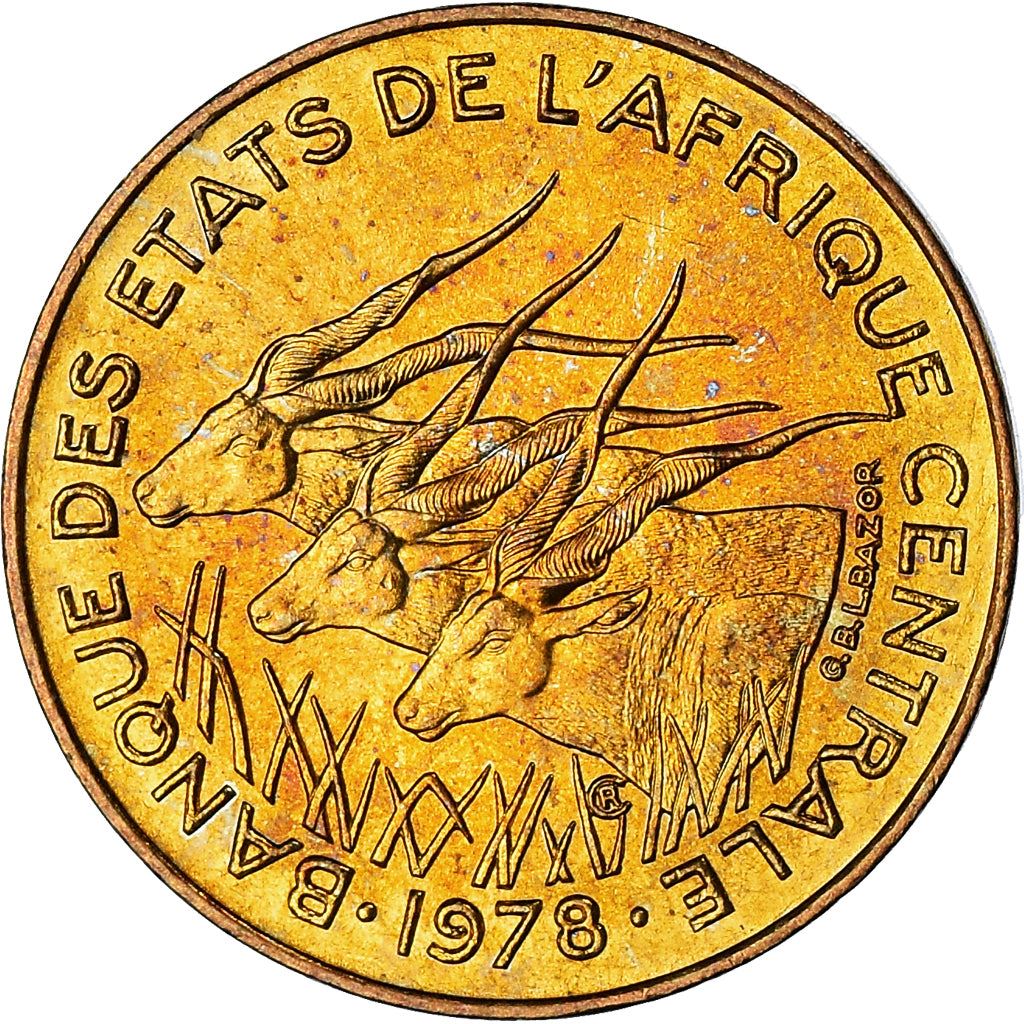 Western African States | 5 Francs Coin | Sawfish | Gazelle | KM2a | 1965 - 2020