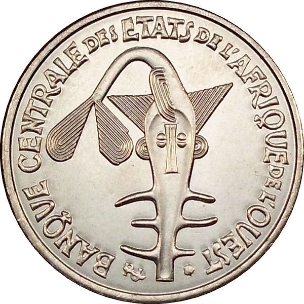 Western African States | 50 Francs Coin | Sawfish | Plants | Nuts | 2012 - 2020