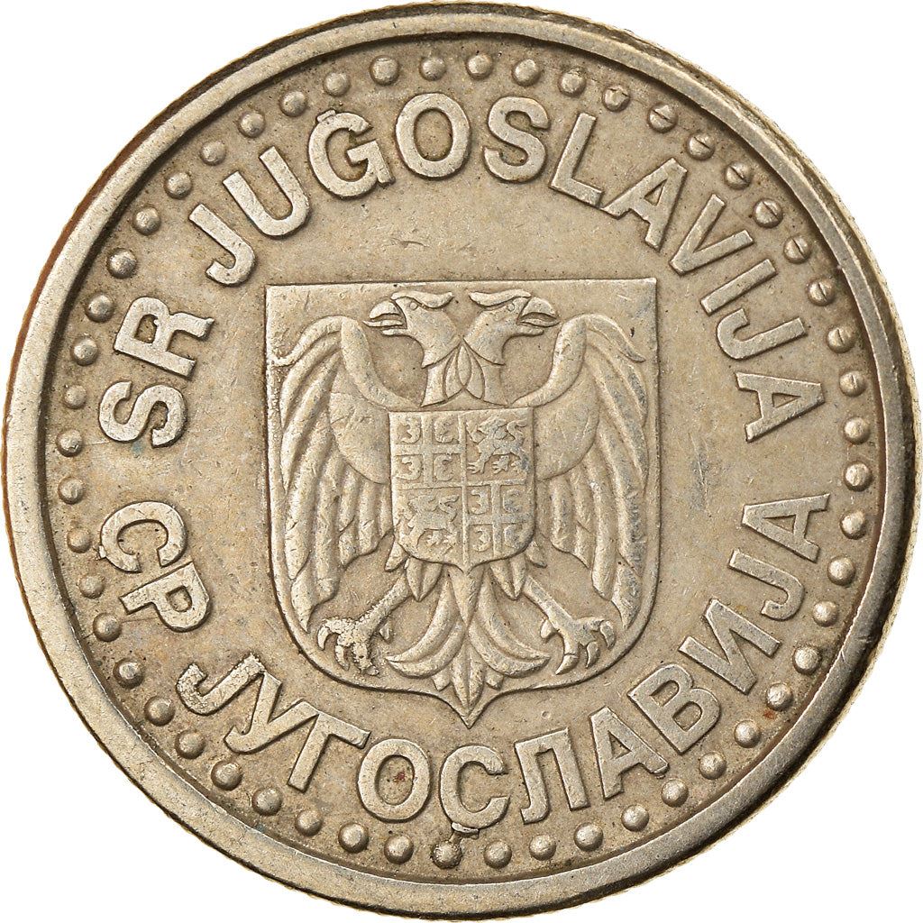 Yugoslavia Coin | 1 Novi Dinar | Two Headed Eagle | KM168 | 1996 - 1999