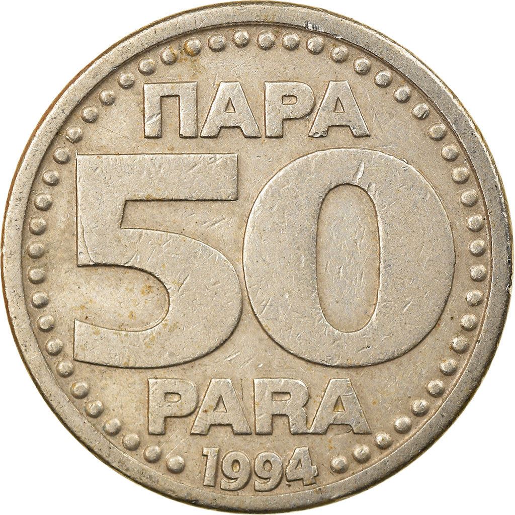 Yugoslavia Coin | 50 Para | Bank of Yugoslavia | KM163 | 1994