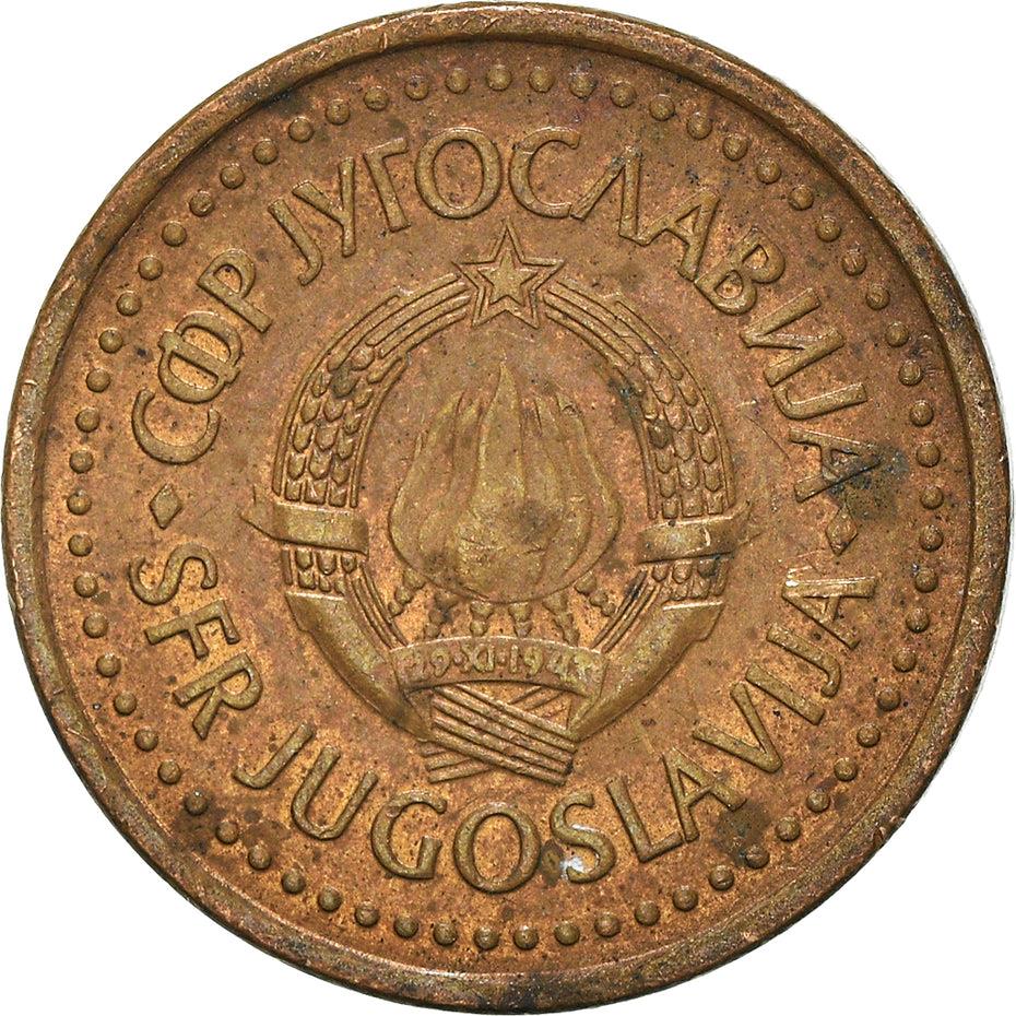 Yugoslavia Coin | 50 Para | Flame | Stars | KM85 | 1982 - 1984