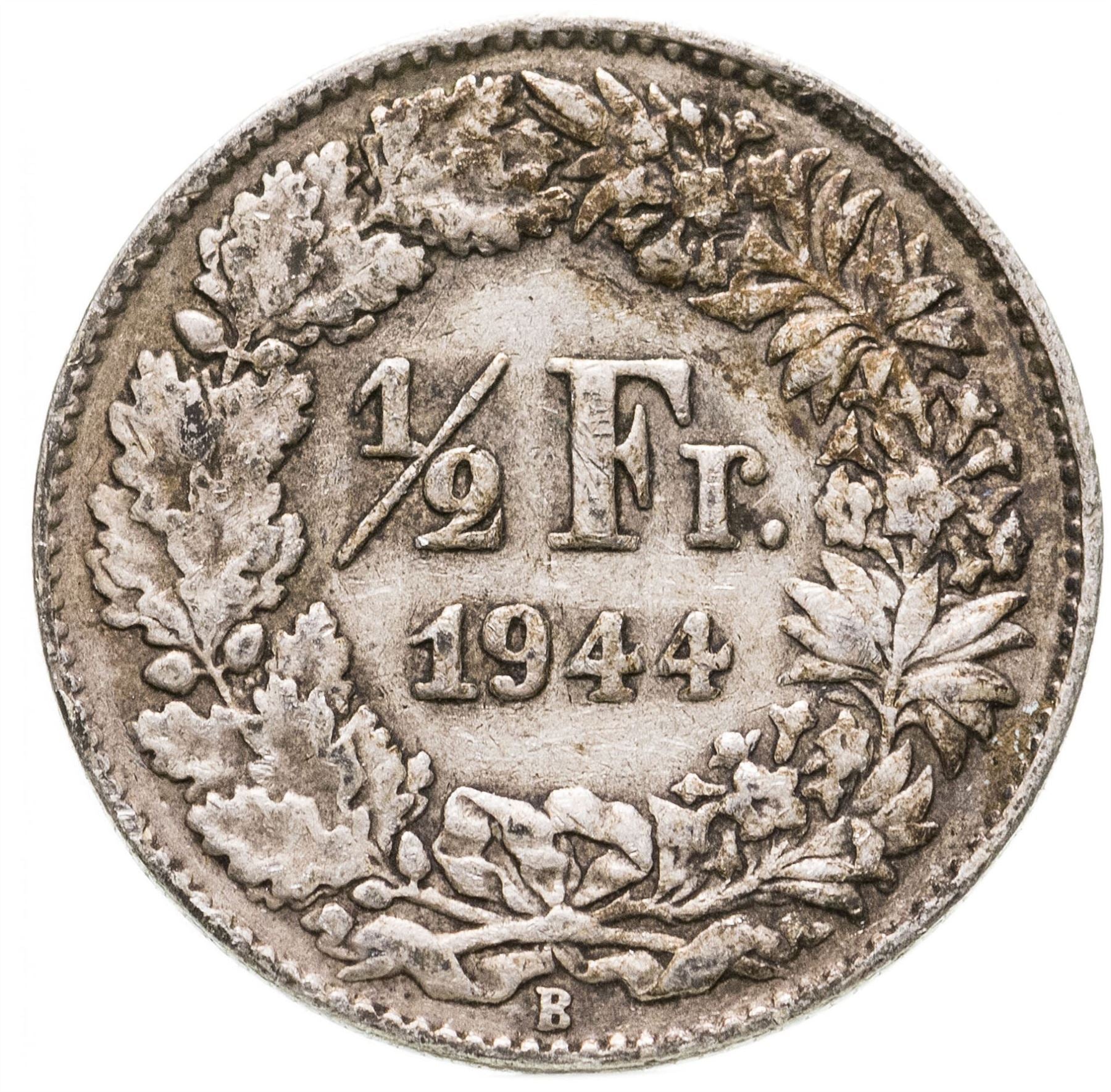 Switzerland Coin Swiss ½ Franc | Helvetia | KM23 | 1875 - 1967