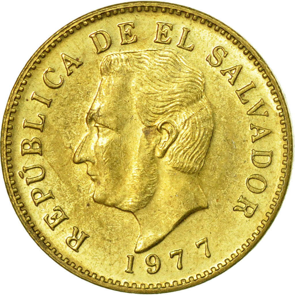 El Salvador Coin Salvadoran 1 Centavo | President Francisco Morazan | KM135.2 | 1976 - 1977