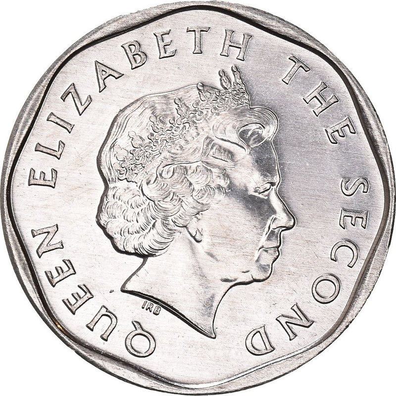 Eastern Caribbean States Coin 5 Cents | Queen Elizabeth II | Palm | KM36 | 2002 - 2019