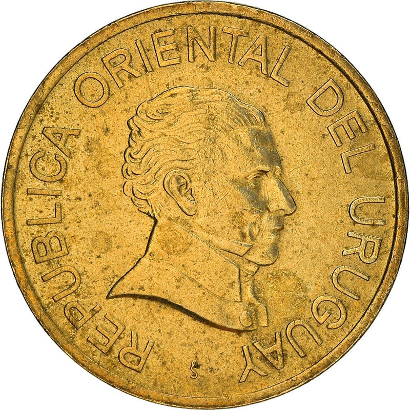 Uruguay Coin 	Uruguayan 1 Peso | Jose Gervasio Artigas | KM103.2 | 1998 - 2007