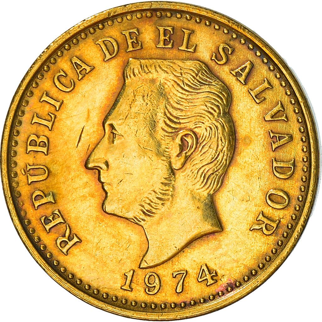 El Salvador Coin Salvadoran 2 Centavos | President Francisco Morazan | KM147 | 1974