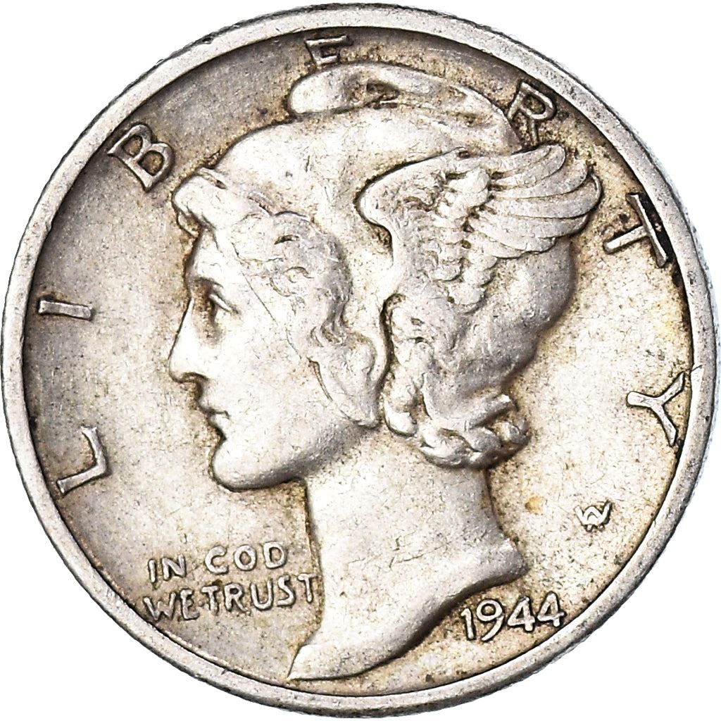 United States | 1 Dime Coin | Lady Liberty | Phrygian cap | KM140 | 1916 - 1945