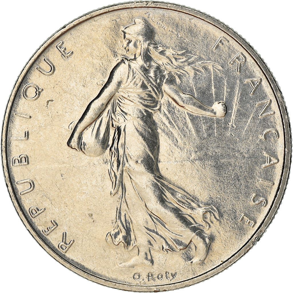 French Coin 1 Franc | Signature O. Roty | KM925.1 | France | 1959 - 2001