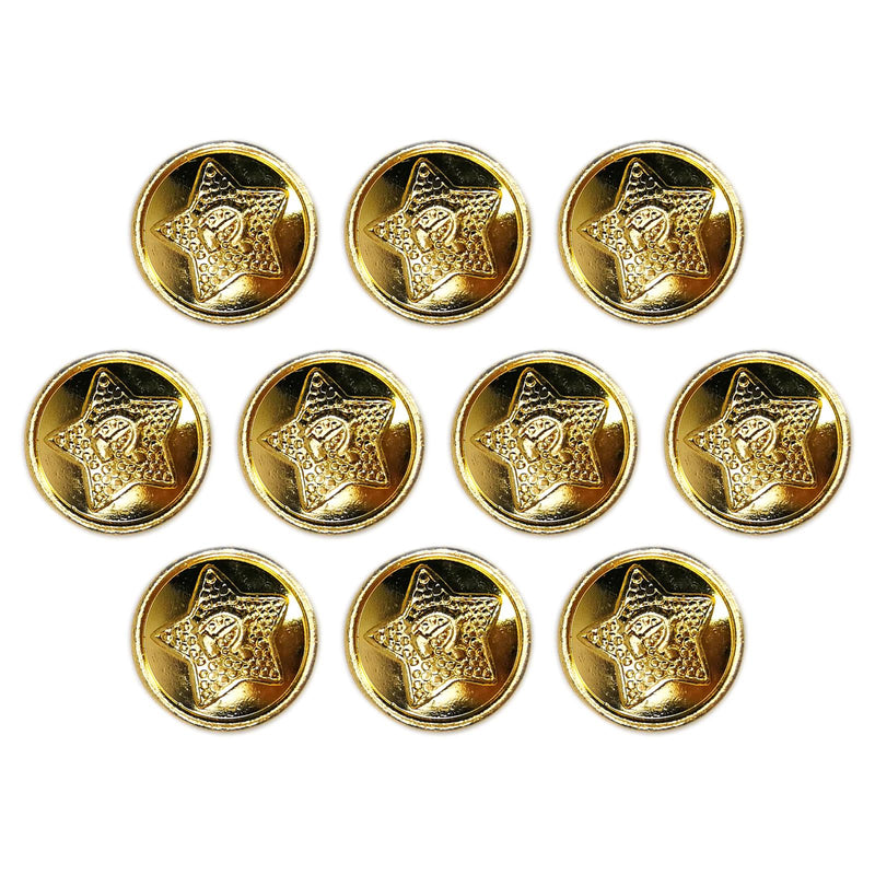 10-100 BUTTONS FROM THE SOVIET UNION. 22MM. GOLD ANCHOR, MARINE, NAVY