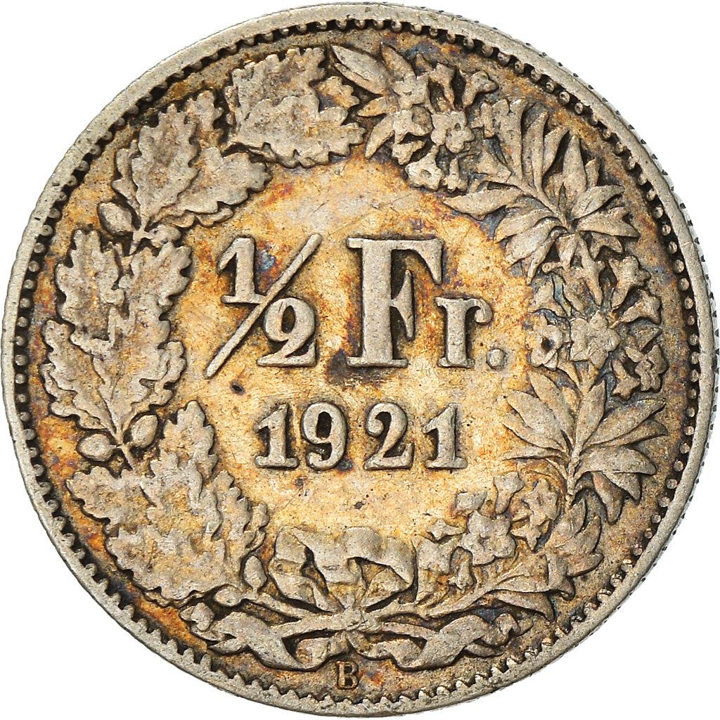 Switzerland Coin Swiss ½ Franc | Helvetia | KM23 | 1875 - 1967