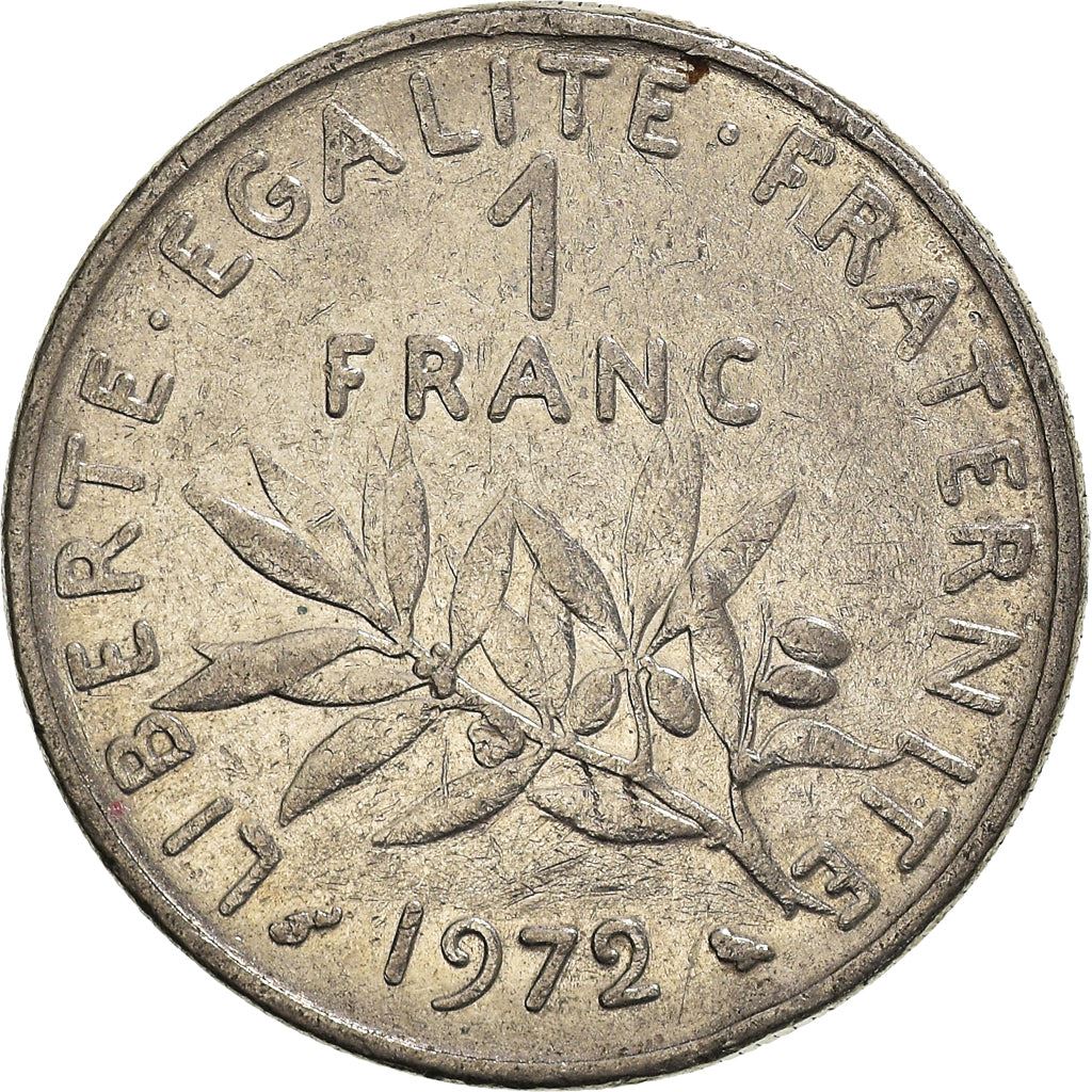 French Coin 1 Franc | Signature O. Roty | KM925.1 | France | 1959 - 2001