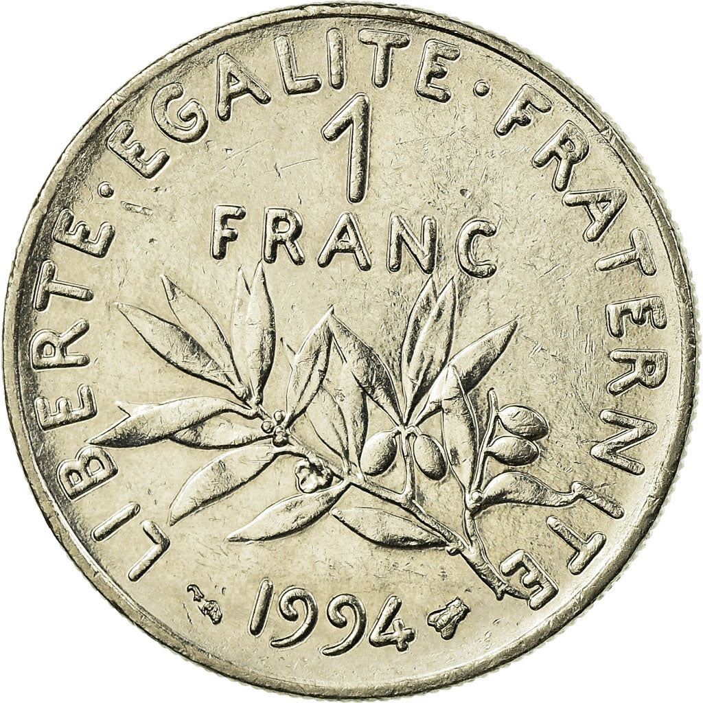 French Coin 1 Franc | Signature O. Roty | KM925.1 | France | 1959 - 2001