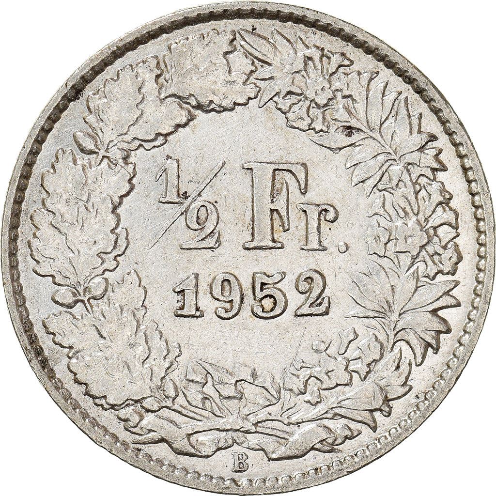 Switzerland Coin Swiss ½ Franc | Helvetia | KM23 | 1875 - 1967