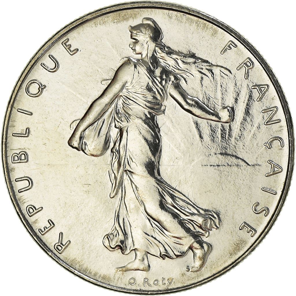 French Coin 1 Franc | Signature O. Roty | KM925.1 | France | 1959 - 2001