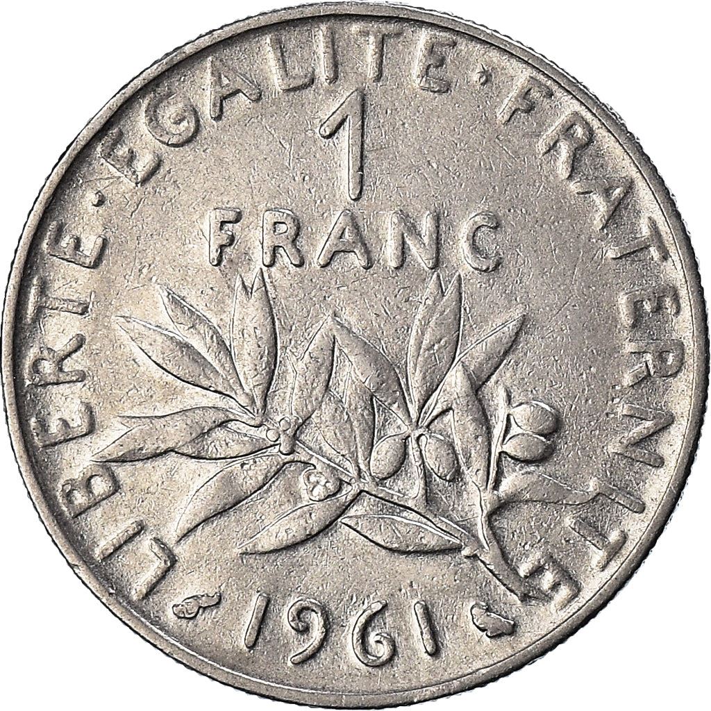 French Coin 1 Franc | Signature O. Roty | KM925.1 | France | 1959 - 2001