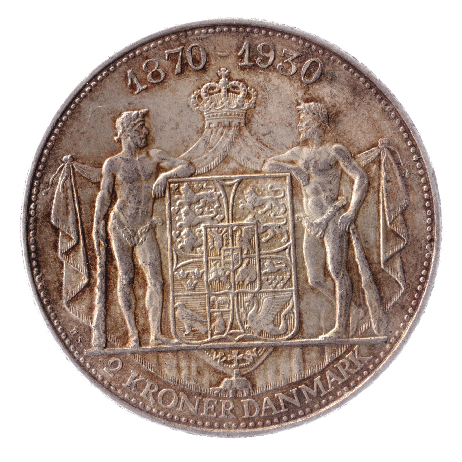 Danish Coin 2 Kroner | Christian X Kings Birthday | KM829 | Denmark | 1930