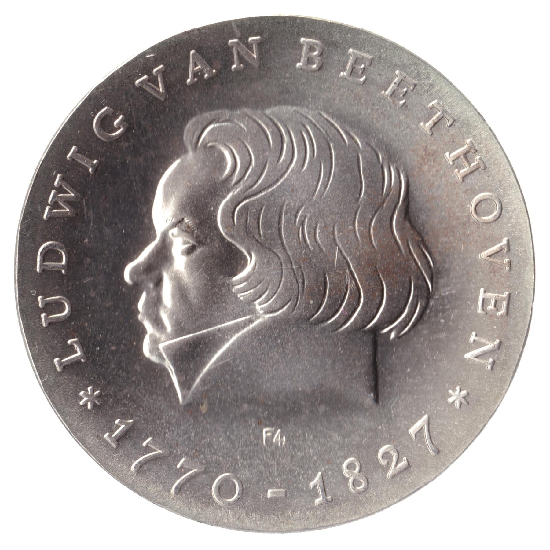 German Democratic Republic Coin Germany 10 Mark | Ludwig van Beethoven | KM27 | 1970