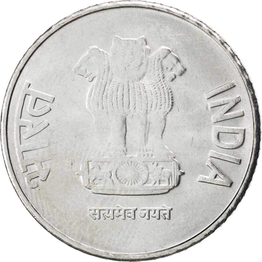 India 2 Rupees | 100 Coins | Ashoka Pillar Lion | Lotus Flower | KM395 | 2011 - 2019