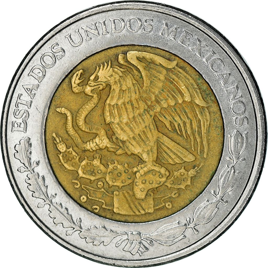 Mexico 1 Peso | 100 Coins | Aztec calendar | Golden Eagle | KM603 | 1996 - 2021