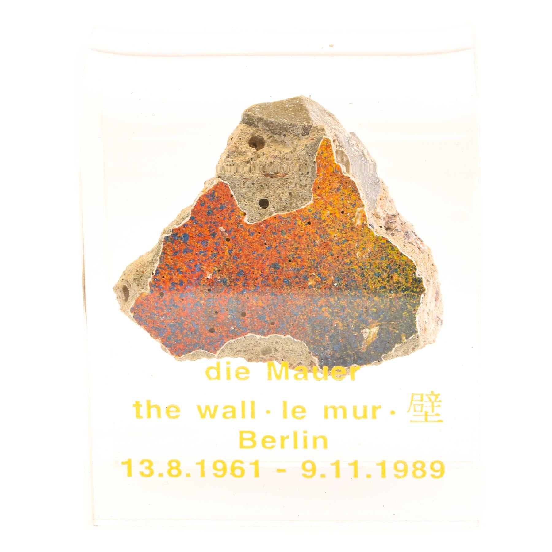 Pieces of Berlin Wall | Historical German Symbol | Concrete Fragments with Graffiti Art | 1961 - 1989