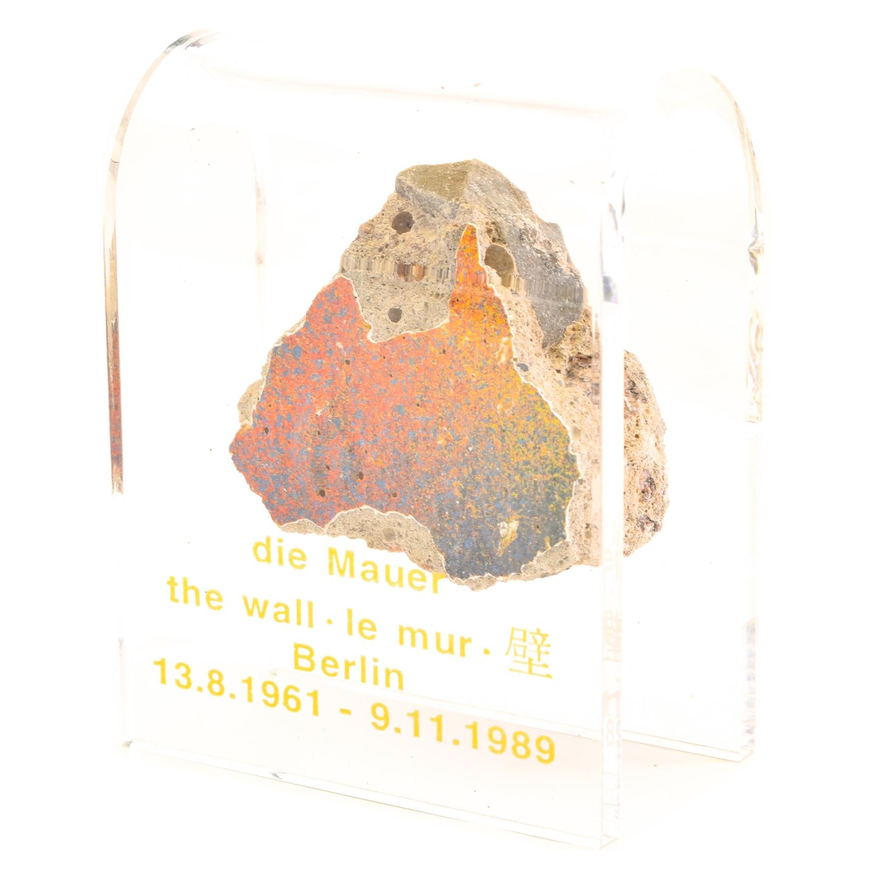 Pieces of Berlin Wall | Historical German Symbol | Concrete Fragments with Graffiti Art | 1961 - 1989