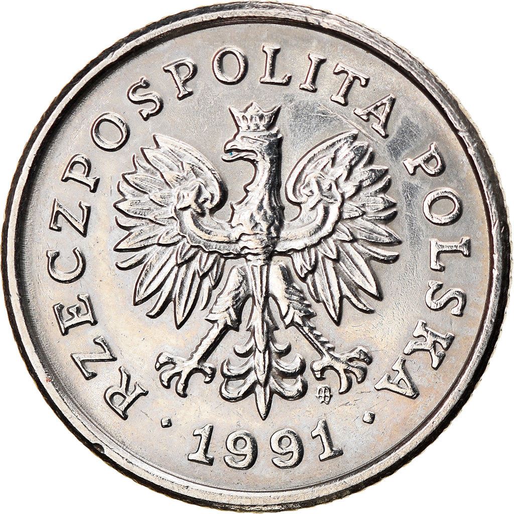 Polish 50 Groszy | 100 Coins | Oak Leaves | Eagle | Poland | 1990 - 2016