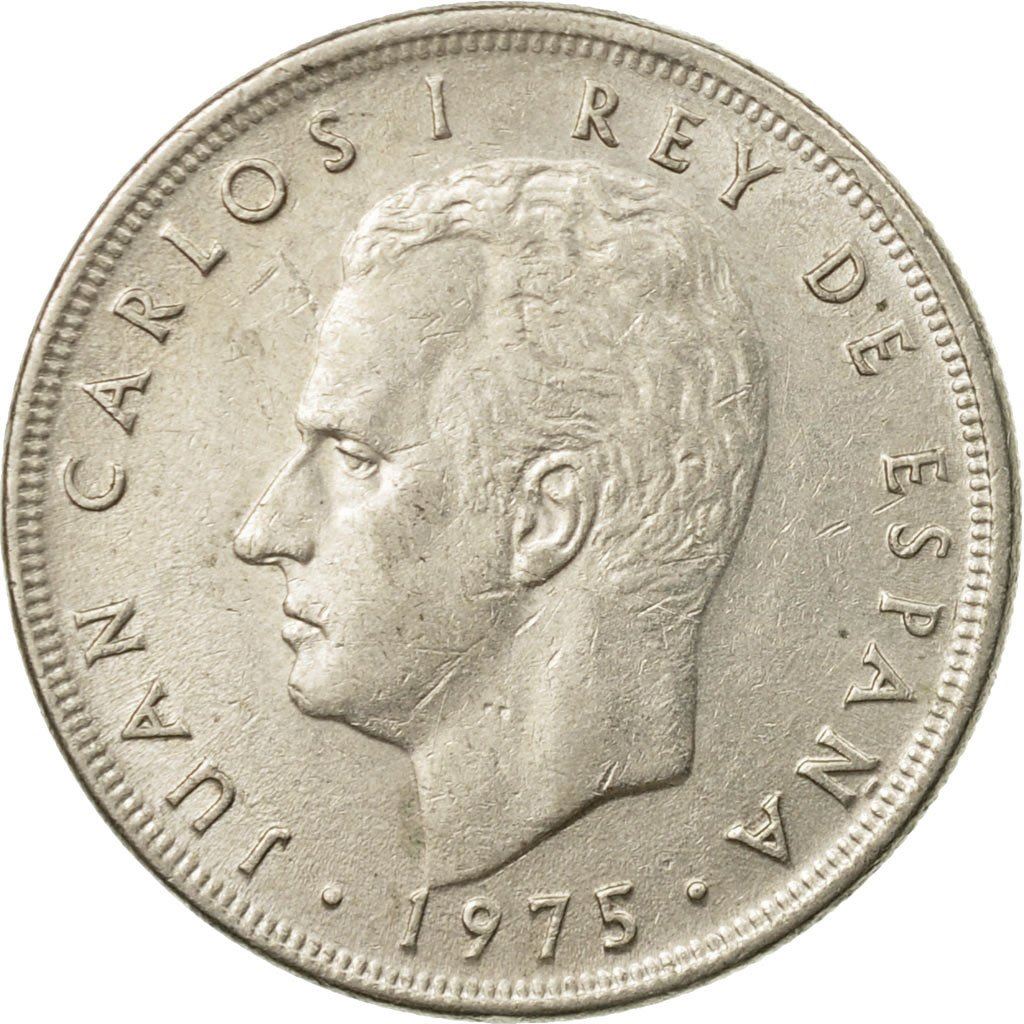 Spain 5 Pesetas | 100 Coins |King Juan Carlos I |KM807 | 1975